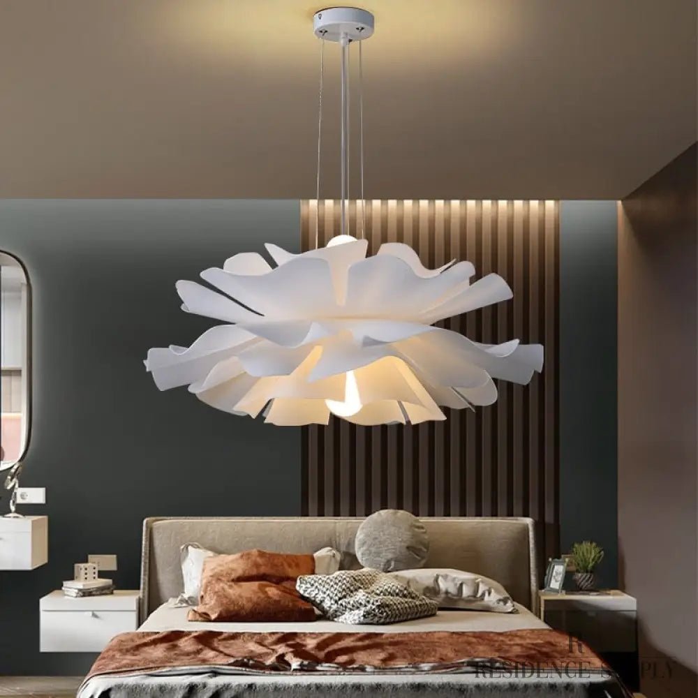 Solfjäder - Lustre fleur de chandelier