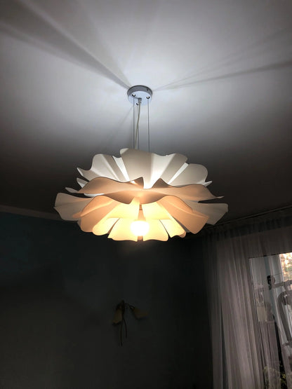 Solfjäder - Lustre fleur de chandelier