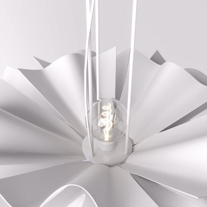 Solfjäder - Lustre fleur de chandelier
