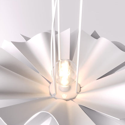 Solfjäder - Lustre fleur de chandelier